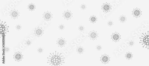 world Corona virus attack concept. world. earth put mask to fight against Corona virus. Concept of fight against virus, danger and public health risk disease. Many Virus attack isolated.