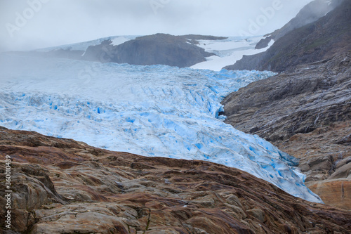 Svartisen Glacier landscape...
