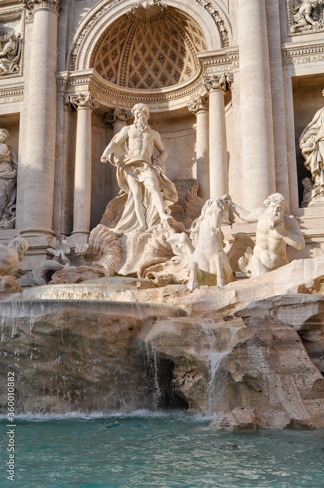 The Trevi Fountain - Fontana di Trevi in Rome, Italy