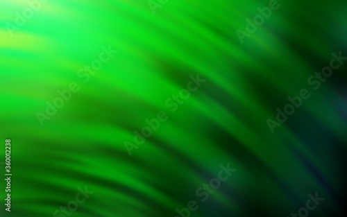 Light Green vector background with wry lines. Brand new colorful illustration in simple style. Pattern for your business design.