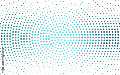 Light BLUE vector template with circles. Abstract illustration with colored bubbles in nature style. Pattern for ads, leaflets.
