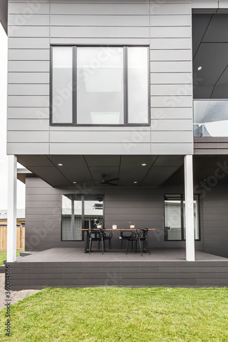 Undercover entertaining area