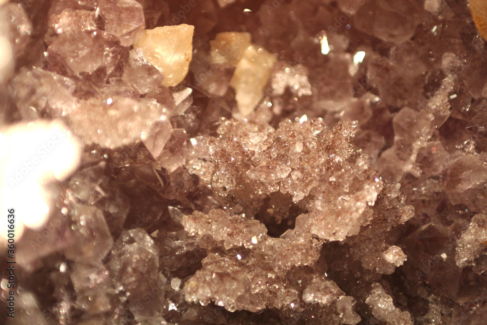 close up of crystal stone close up of crystal stone