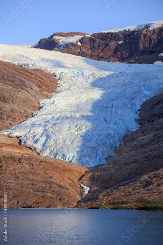 Svartisen Glacier landscape...