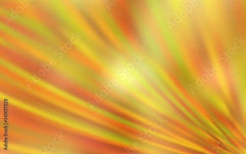 Dark Yellow vector layout with flat lines. Lines on blurred abstract background with gradient. Template for your beautiful backgrounds.