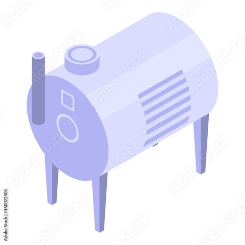 Winemaker equipment icon. Isometric of winemaker equipment vector icon for web design isolated on white background