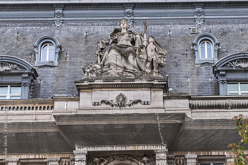 Architectural Details of Paris-Gare-de-Lyon (or Gare de Lyon - Station