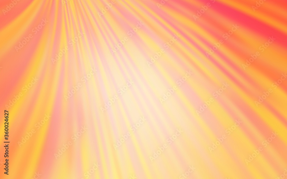 Obraz premium Light Orange vector blurred shine abstract background. Creative illustration in halftone style with gradient. New style for your business design.