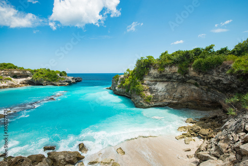 tropical vacation on the island, beautiful view of the ocean bay © YARphotographer