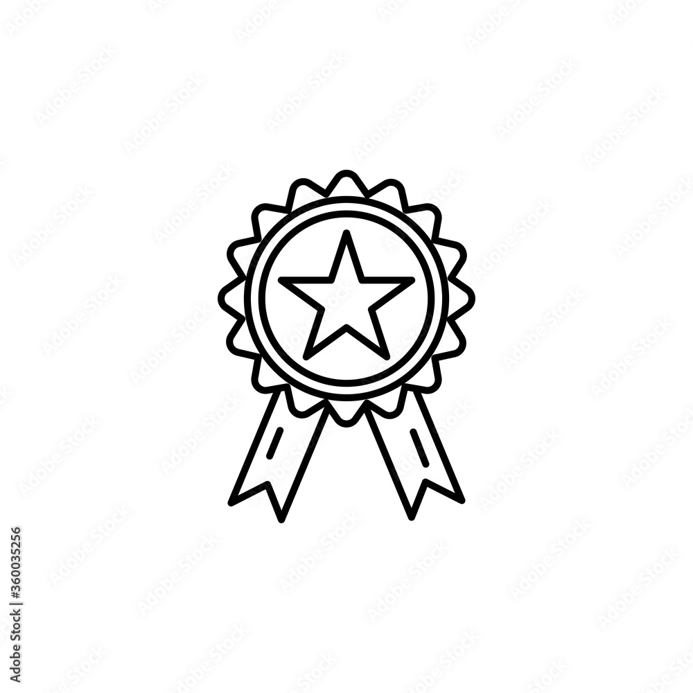 medal line icon. Signs and symbols can be used for web, logo, mobile app, UI, UX medal line icon. Signs and symbols can be used for web, logo, mobile app, UI, UX