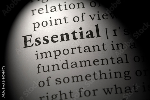 definition of essential