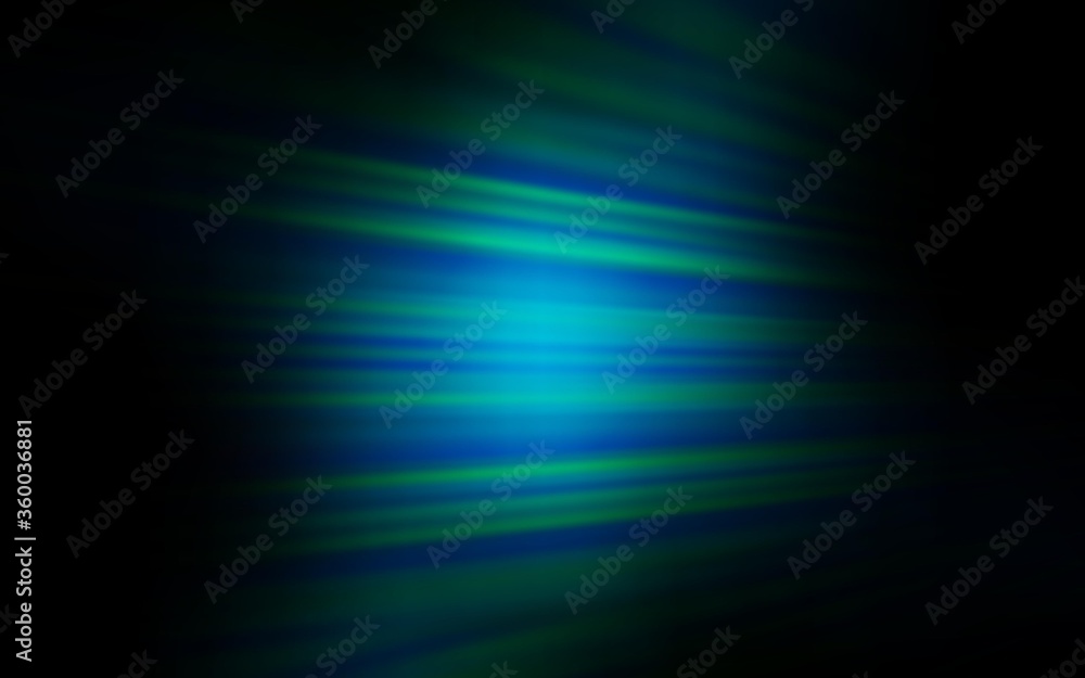 Dark BLUE vector background with stright stripes. Shining colored illustration with sharp stripes. Pattern for your busines websites.