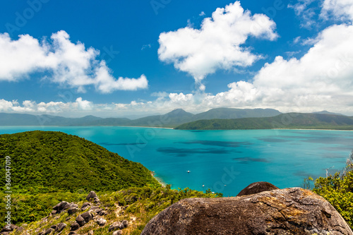 Panoramic view from the top of Fitzroy Island photo