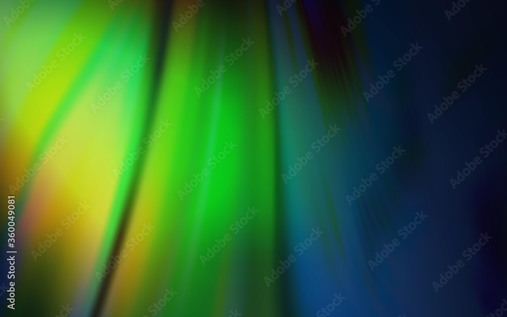 Dark Multicolor vector abstract layout. Colorful abstract illustration with gradient. New way of your design.