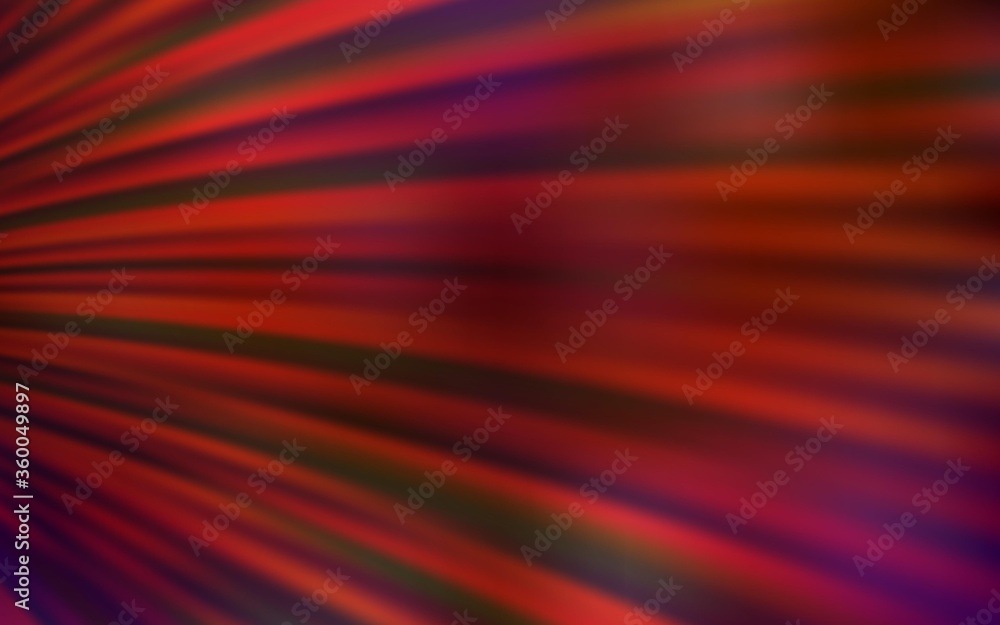 Fototapeta premium Dark Red vector template with wry lines. Brand new colorful illustration in simple style. Brand new design for your ads, poster, banner.