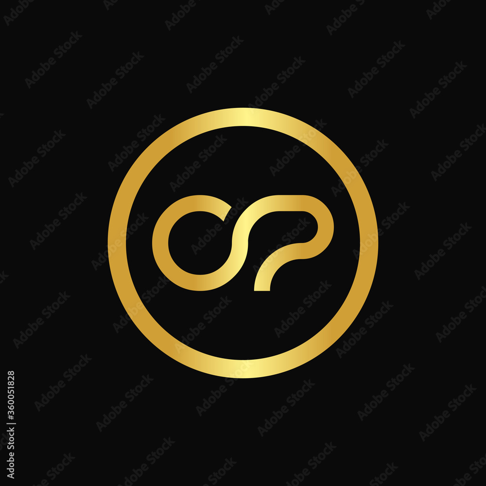 Initial Letter OP Logo Design Vector Template. Abstract Letter Minimal Typography Logo Design Initial Letter OP Logo Design Vector Template. Abstract Letter Minimal Typography Logo Design