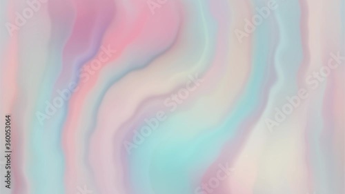 Abstract animated watercolor background with tender blue and pink colors seamless loop.