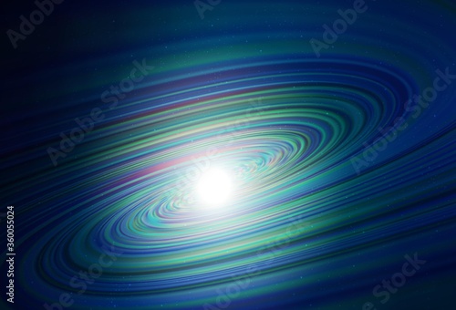 Dark BLUE vector background with astronomical stars. Space stars on blurred abstract background with gradient. Pattern for futuristic ad, booklets.