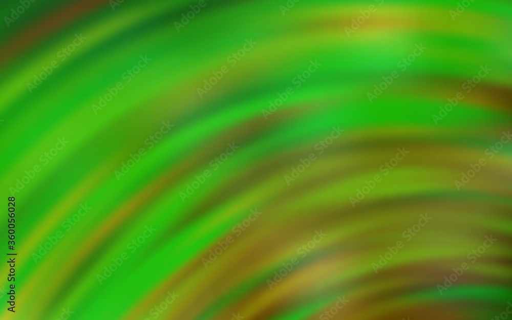 Light Green vector template with curved lines. A circumflex abstract illustration with gradient. The best colorful design for your business. Light Green vector template with curved lines. A circumflex abstract illustration with gradient. The best colorful design for your business.