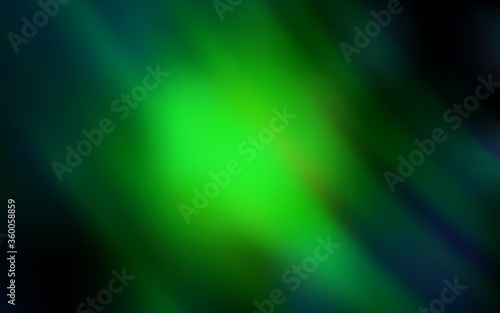 Dark Green vector background with stright stripes. Colorful shining illustration with lines on abstract template. Pattern for ads, posters, banners.