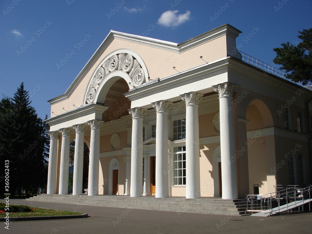 old building with columns