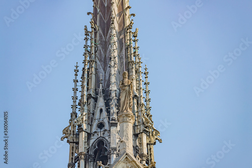 Notre Dame de Paris Cathedral, The spire, Paris, France