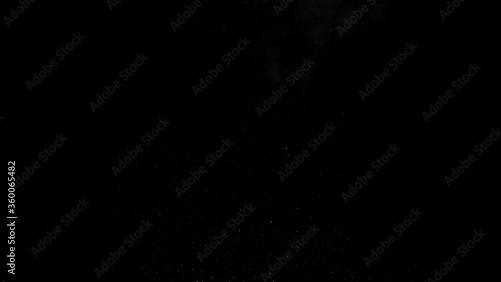 4k white smoke powder explosion fluid ink paint particles slow motion isolated on black. 4k white smoke powder explosion fluid ink paint particles slow motion isolated on black.