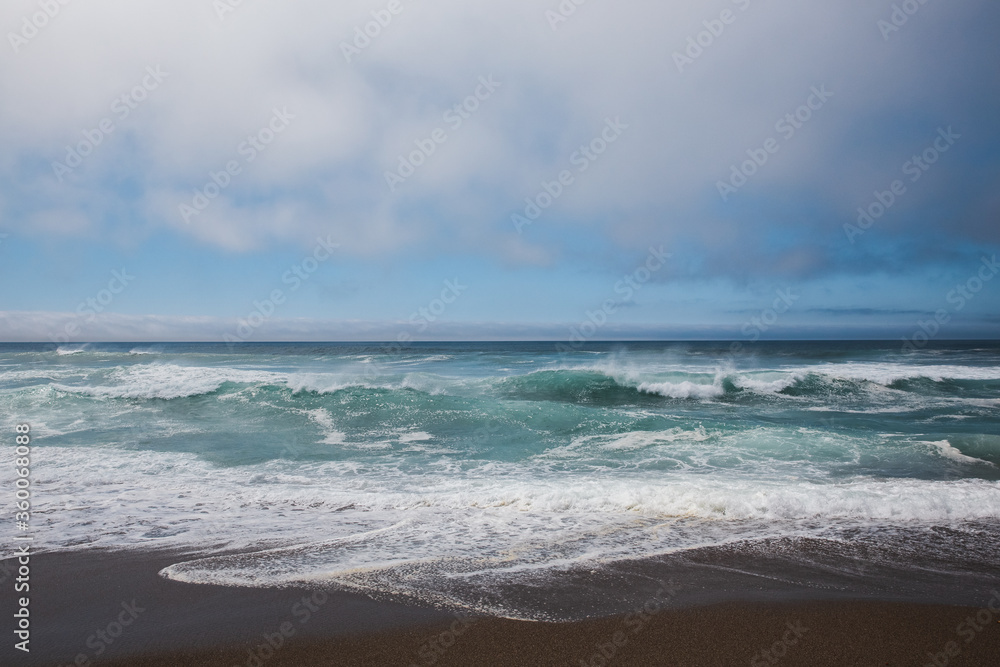 stormy sea and sky at Point Reyes National Seashore, California