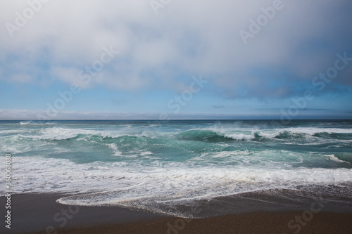 stormy sea and sky at Point Reyes National Seashore  California