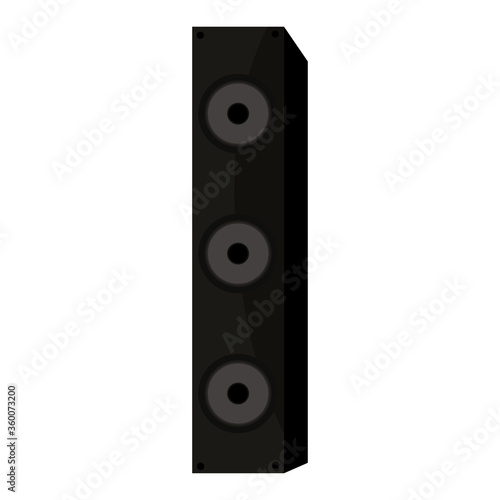 Isolated sound system speaker