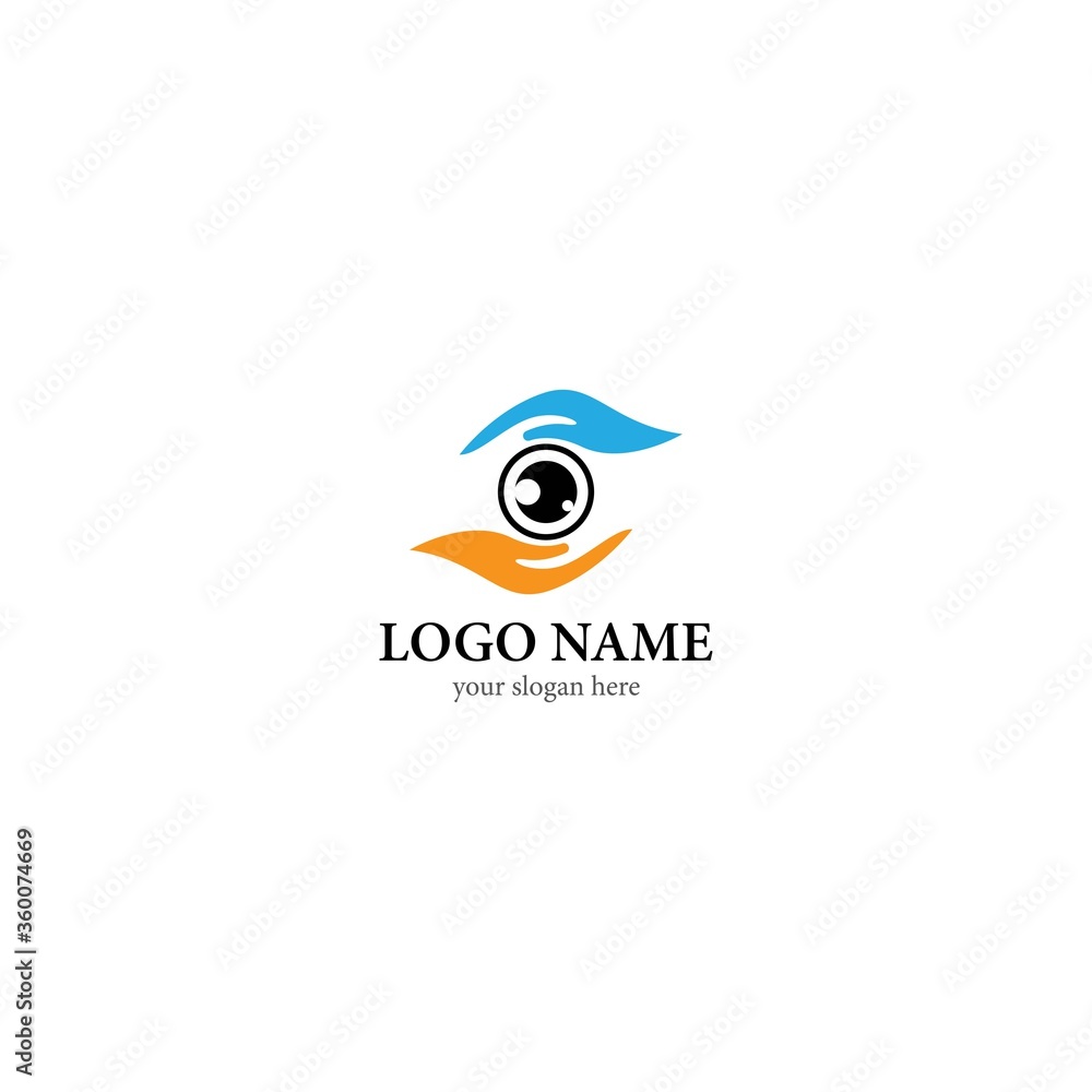 Eye care logo template vector icon design Eye care logo template vector icon design