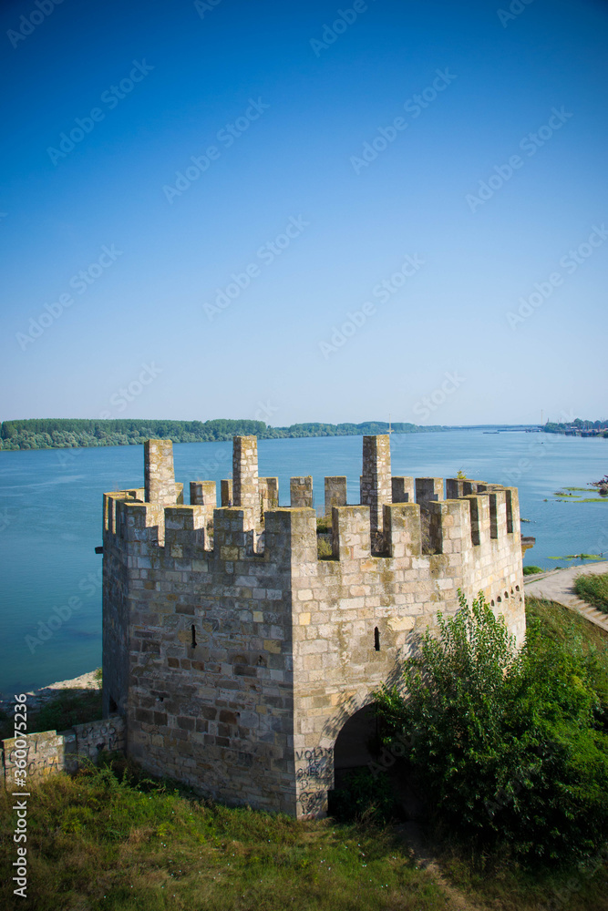 The Smederevo Fortress and Danube River, Serbia