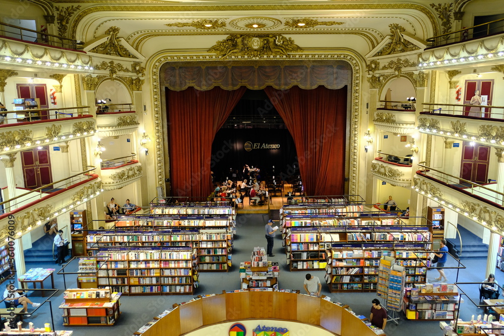 Ταπετσαρία Argentina Buenos Aires - El Ateneo Grand Splendid Converted theater into a Book