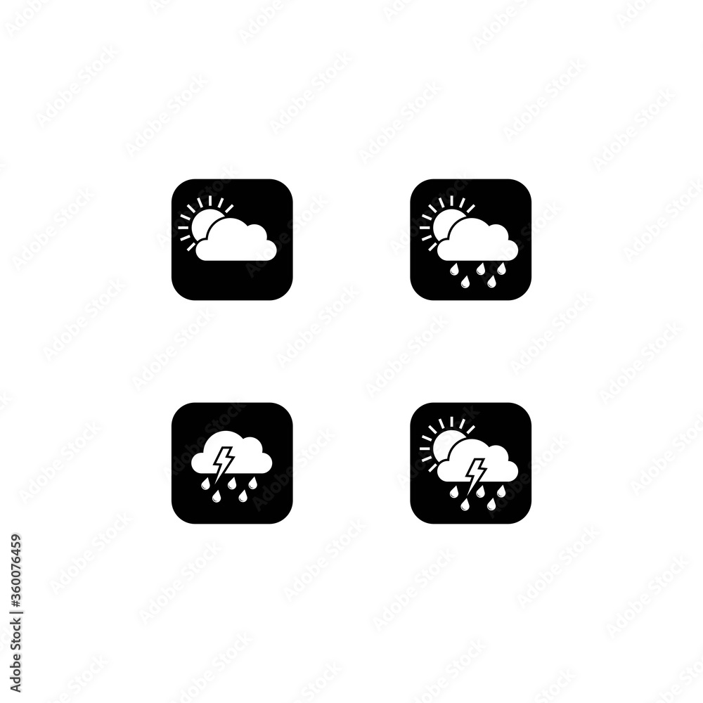 Weather logo template vector icon design Weather logo template vector icon design