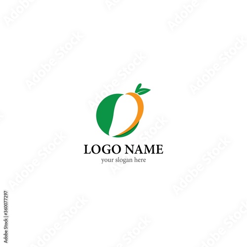 Mango logo template vector icon design