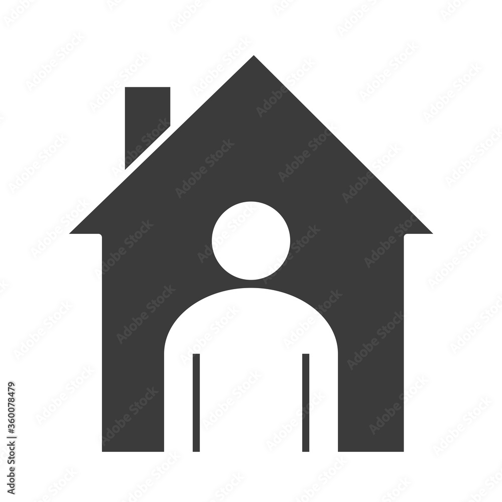 covid 19 coronavirus social distancing prevention, stay at home safe quarantine, outbreak spreading vector silhouette style icon covid 19 coronavirus social distancing prevention, stay at home safe quarantine, outbreak spreading vector silhouette style icon