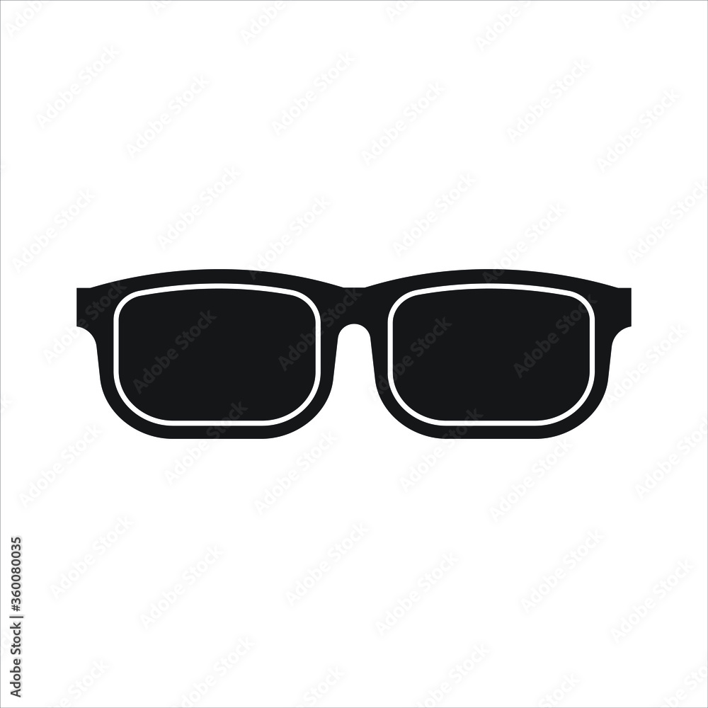 Fototapeta premium Sunglasses icon design isolated on white background