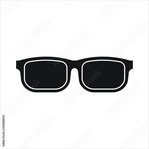 Sunglasses icon design isolated on white background