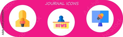journal icon set