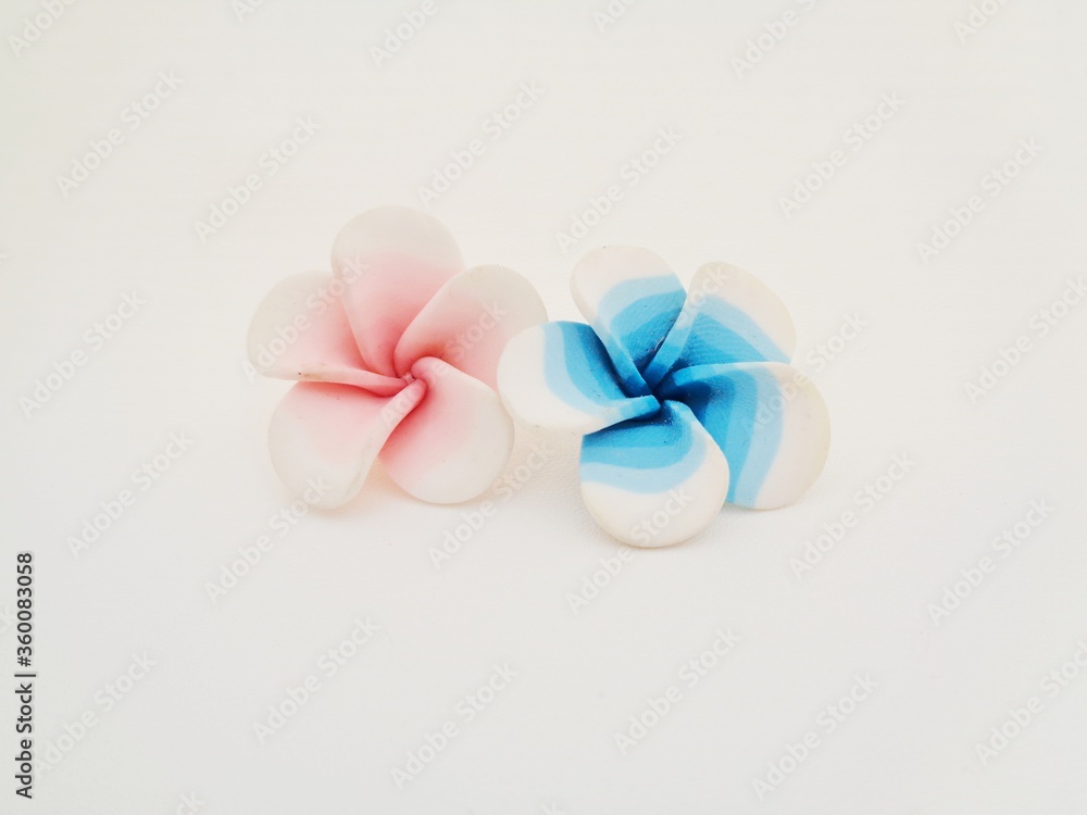 Artificial flower for craft with white background Artificial flower for craft with white background