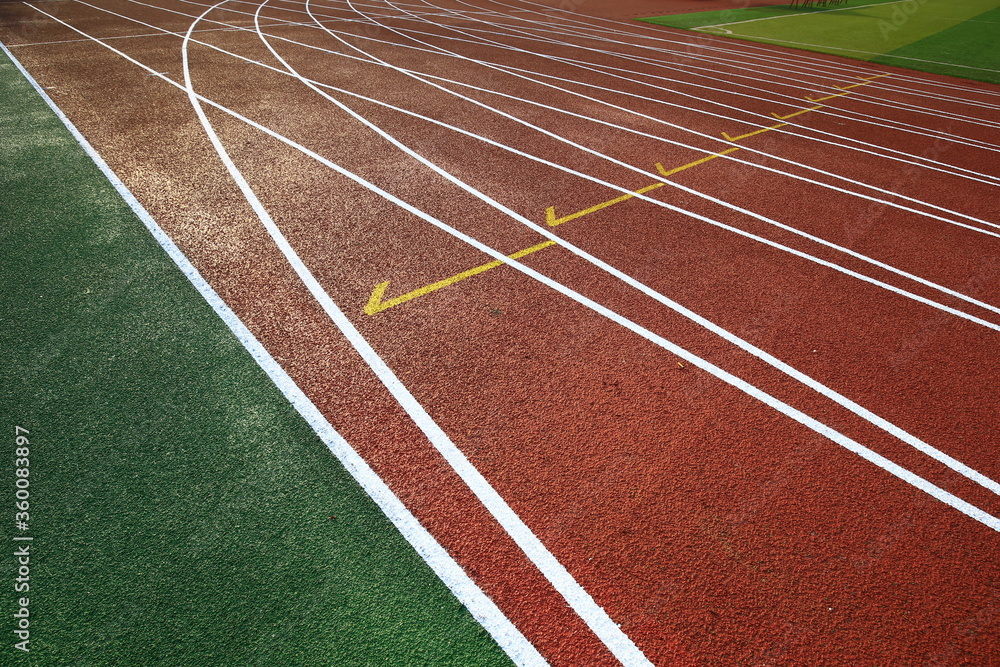Fototapeta premium Track and field digital