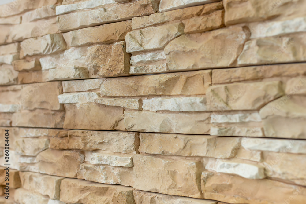 Fototapeta premium Artificial Stone Wall