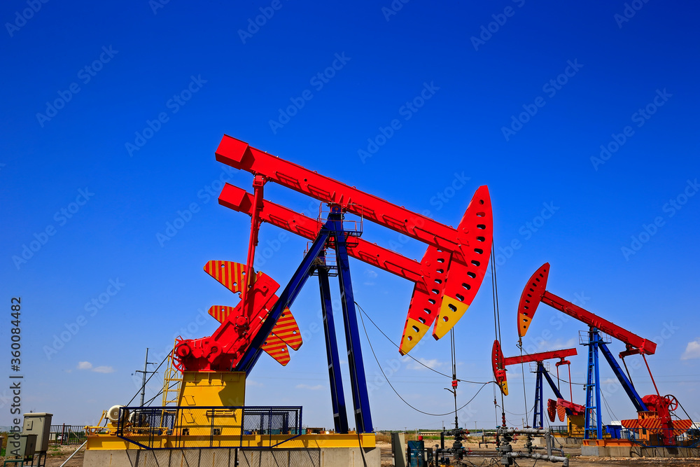 The oil pump, industrial equipment The oil pump, industrial equipment