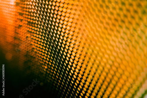CloseUp LED blurred screen. LED soft focus background. abstract background ideal for design.