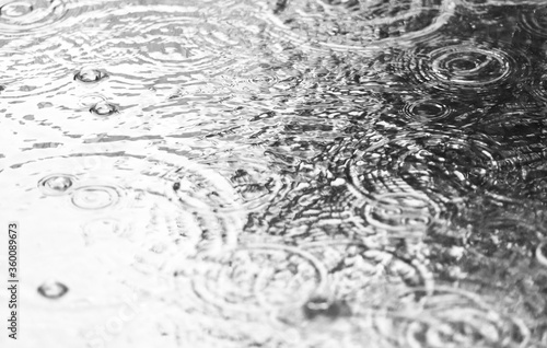 Black and white abstract water background Beautiful