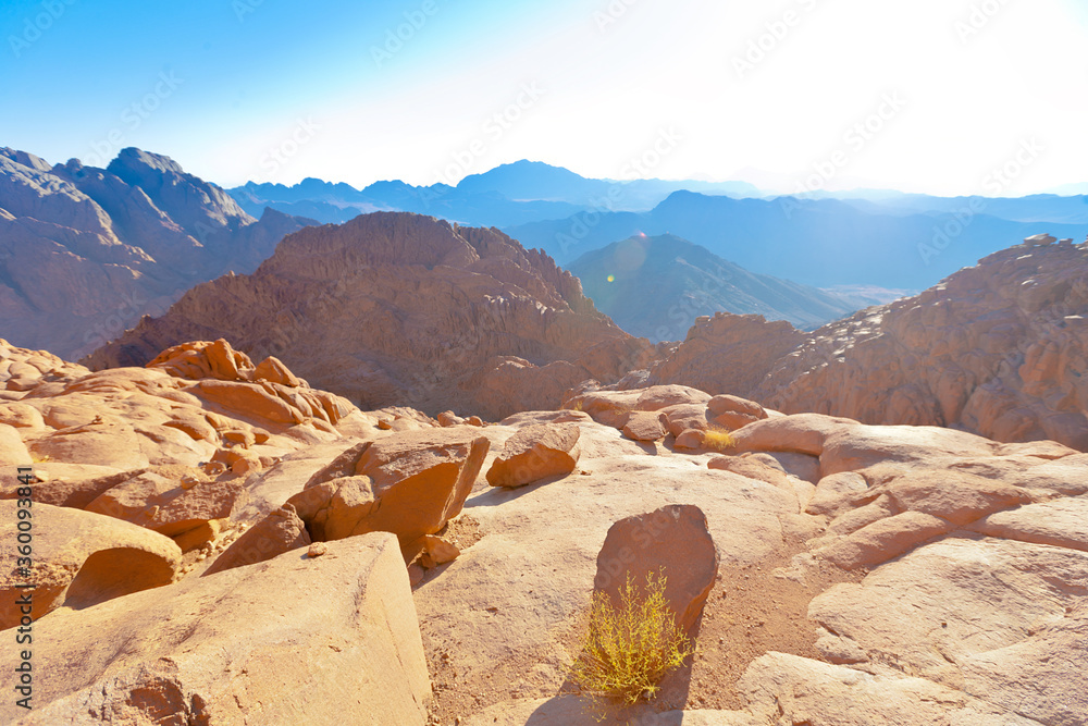 Dawn from the Sinai mountains