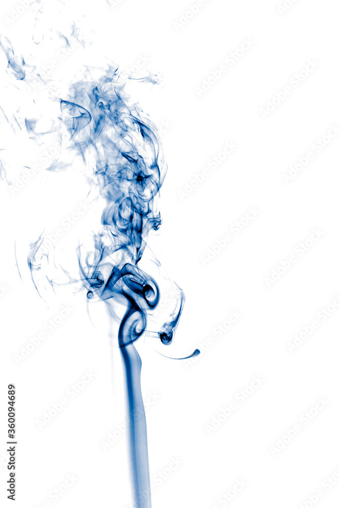 Fototapeta premium Smoke on white background