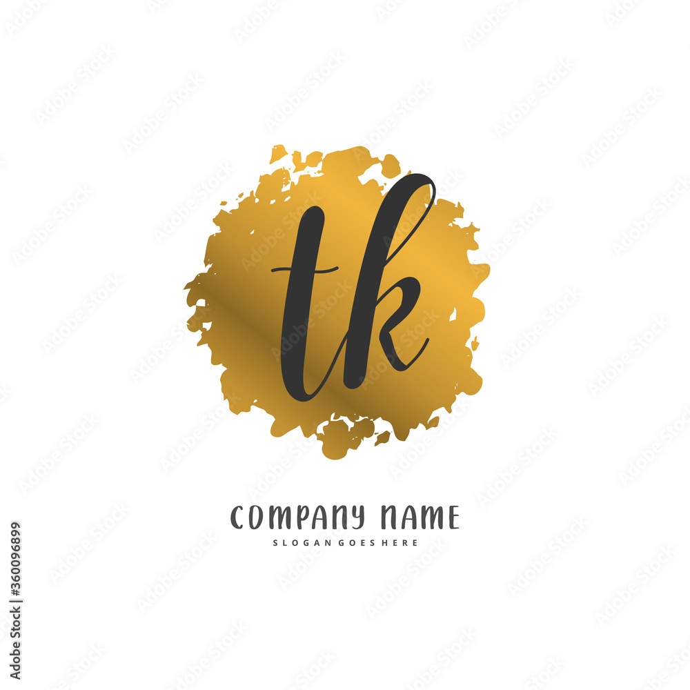 T K TK Initial handwriting and signature logo design with circle. Beautiful design handwritten logo for fashion, team, wedding, luxury logo. T K TK Initial handwriting and signature logo design with circle. Beautiful design handwritten logo for fashion, team, wedding, luxury logo.