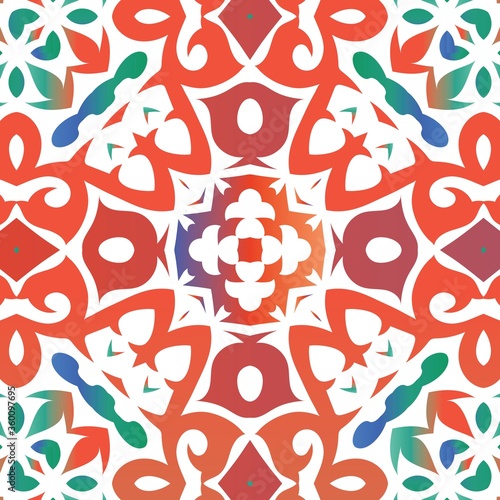 Decorative color ceramic talavera tiles.