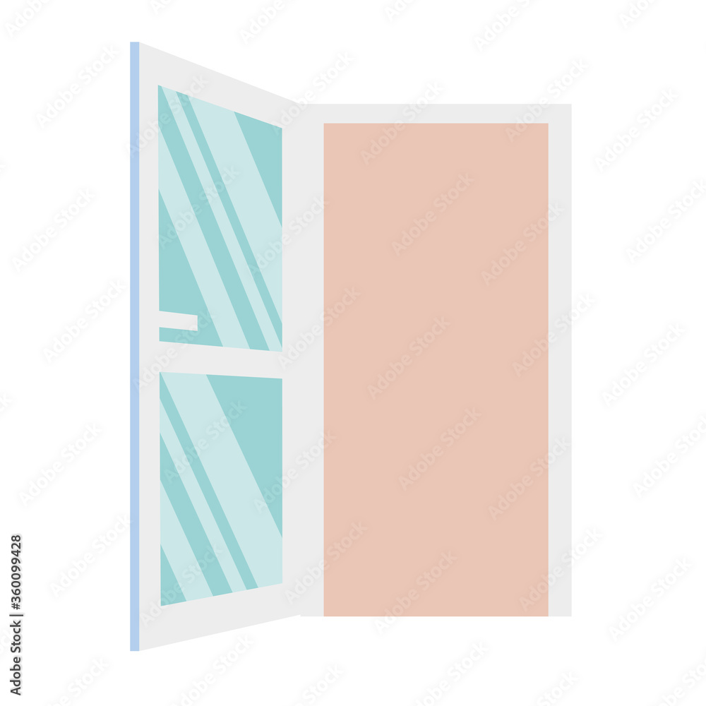 door icon, on white background, open door symbol door icon, on white background, open door symbol